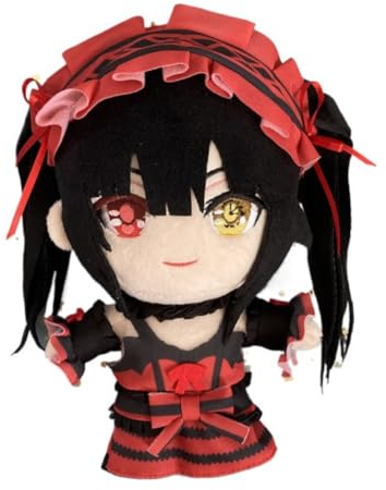SXYNIO Date A LIVE Plüschtier Niedliche Himekawa Yoshino Tokisaki Kurumi Figur Puppe Gefülltes Plüschtier Cosplay Zubehör (A)