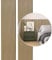 ISOISL Akustikpaneele Holz 1,44㎡ - 2er Set 120x60cm Wandverkleidung Wandpaneele 3D Wall Panel Wandpaneele auf Filz Natürliche Eiche für Wohnzimmer,Home Office,Studio