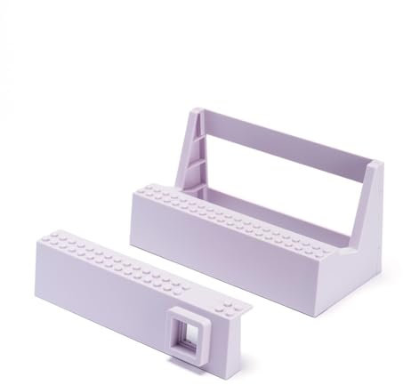 Mechanical Keyboard Display Stand, Custom Building Blocks Keyboard Holder(Purple)