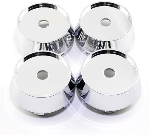 4 Stück 62 mm 68 mm für JDM High Type Felgen Auto Radnabenkappen Chrom Silber Schwarz Staubdichte Abdeckung Autozubehör Nologo