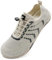 IceUnicorn Barfuss Schuhe Damen Fitnessschuhe Wasserschuhe Herren Strandschuhe Leichte Atmungsaktiv Sommer(Linie beige,40EU)