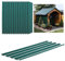 Outsunny Lot de 12 Panneaux en Acier galvanisé Résistant aux Intempéries, Vert, dim. d'un Panneau 129L x 45l cm