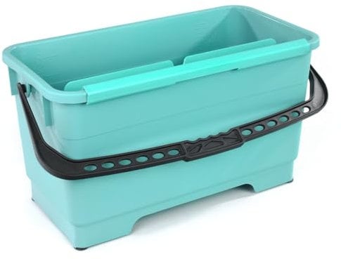 Hypafol Fensterputzeimer 20L mit Abtropf-Ablage, Ergonomischer Griff, rutschfeste Füße, Füllstandanzeige, Ideal für Glas- & Fensterreinigung, Für Wischer & Einwascher bis 45 cm