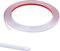 5M Moulure Décorative Autoadhésive Bord de Papier Peint Carrelage Miroir Mur Plafond Armoire Baguette de Finition PVC Bandes de Calfeutrage Bande Décoration Murale,10mm Blanc