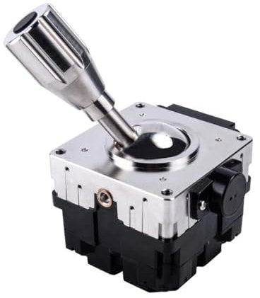 SMC80 Dämpfung Joystick Unbemannte Boot Betriebs Hebel Marine Control Kopf Industrielle Joystick Griff,Präzise Steuerung(DC5V Output Signal: RS232)