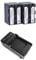 NP-QM71 NP-FM70 FM70 Battery + Charger，Compatible For Sony，for HVR-A1U DCR-TRV361 DVD301 UX1