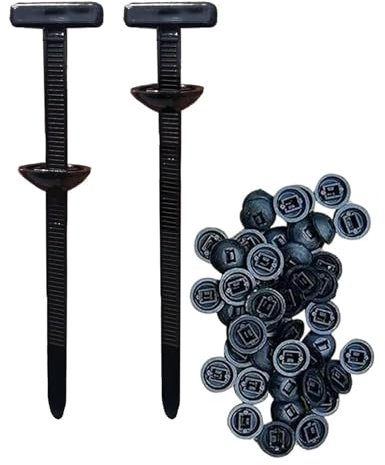 Fibbia universale in nylon, per fascette autobloccanti in nylon, clip di fissaggio per paraurti, rivetti in plastica per auto, parafanghi, tronchi, riparazione del motore, fissaggio rapido e fissaggio