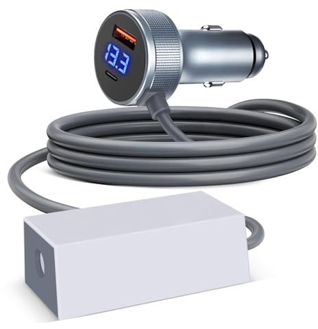 Starlink Mini 12V Auto Adapter mit Aufwärtswandler, Zigarettenanzünderstecker 12V auf 36V DC Step Up Konverter(12-36 V Eingang, 36 V/1,67 A Ausgang), Starlink Mini Auto Adapter Zubehör