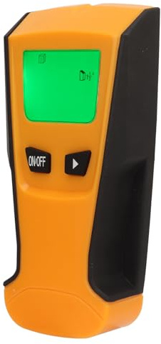 Luocute Finder de Pernos, 5 en 1 Escáner de Pared de los Buscadores de Sementales, Sensor de Pernos con Pantalla LCD Digital y Chip Inteligente Inteligente, Detector de Pared de los