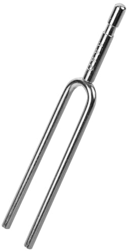 ULTECHNOVO A Stimmgabel für Violine und Gitarre Metallmaterial mit Feiner Politur 440hz Robust und Bruchsicher zum Stimmen von Musikinstrumenten