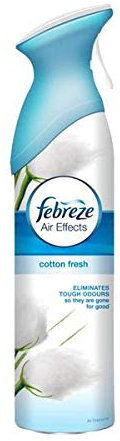 Febreze 3 X 300 ml Air Effects Air Freshener Can Spray - Cotton Fresh
