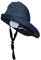 crazy4sailing Unisex Südwester Pro Regenhut wasserdicht breite Krempe, Farbe:Navy, Größe:XL