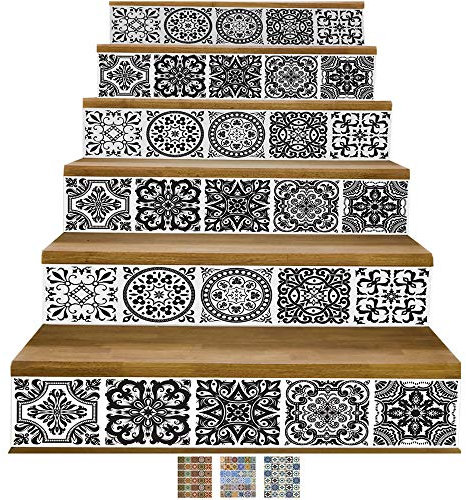 Vinilos adhesivos para la pared de Y-Step, DIY, autoadhesivos, resistentes al agua, 6 unidades de 18 x 102 cm