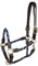 PFIFF Lederhalfter 'Lina' beidseitig verstellbar, Blau-Beige, Xfull