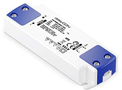deleyCON 12 V SLIM LED Trafo Transformator Netzteil 0-15 W 200-240 V zu 12 V DC LED Lampen Lichtstreifen G4 MR11 MR16 Leuchten Überladung Überhitzung