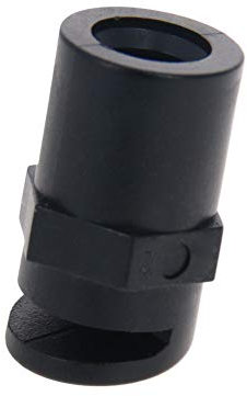 MroMax 20 ugelli per nebulizzazione, 180 gradi in plastica per irrigazione a rifrazione irrigazione testa per giardino prato agricolo, nero