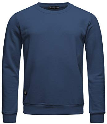 Red Bridge Herren Crewneck Sweatshirt Pullover Premium Basic Navyblau M