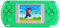Consola de Juegos portátil para niños, Construido en 268 Videojuegos Retro clásicos Pantalla de 2 Pulgadas Consola de Juegos portátil Sistema de Reproductor de Videojuegos Arcade para niño (Green)