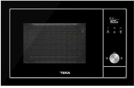 Teka ML 8200 BIS - Microondas y Grill de 20 lts, Urban Colors Edition, 5 Niveles de Potencia, Touch Control, Memoria de Cocinado, Display TFT, Color Cristal Negro