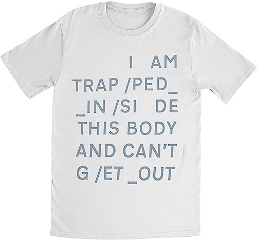 Radiohead T Shirt Trapped Band Logo Official Mens White XXL