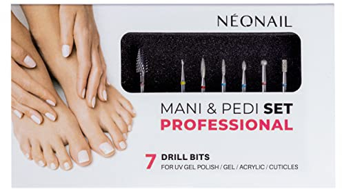 NÉONAIL Fräser Bits Set PROFESSIONAL - Nagelfräser - Bit Set - Maniküre Set - Sets - Nagelse - Nagelfräser Für Gelnägel - Fräser Für Gelnägel - Pediküre Set - Nail Set - Nägel Set - Zubehör - Fräser