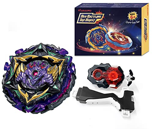 Hozuumo Toupie Turbo Combinaison, avec Metal Fusion Lanceur, Jouets Classiques Enfants Cadeau 37