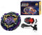Hozuumo Battling Tops Turbo Starter Set, 4D Metall Fusion Kampfkreisel, Arena Spinning Tops mit Launcher, Geschenk-Sets für Kinder,1-37
