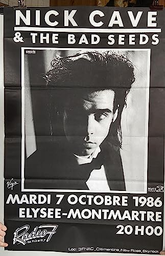Générique Nick Cave – Original Konzertposter – 80 x 120 cm