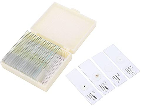 25Pcs PJH‑25 Prepared Lab Specimens Real Specimen Postcards Microscope Slides Set for Insects Biological Experiment Medicine Education