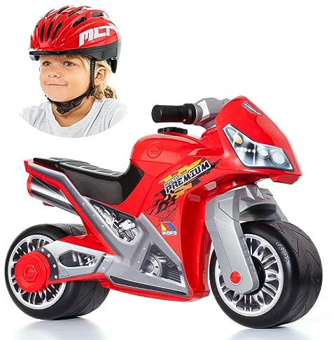Lauflernhilfe Motorrad Molto Cross Premium Rot + Helm MLT rot