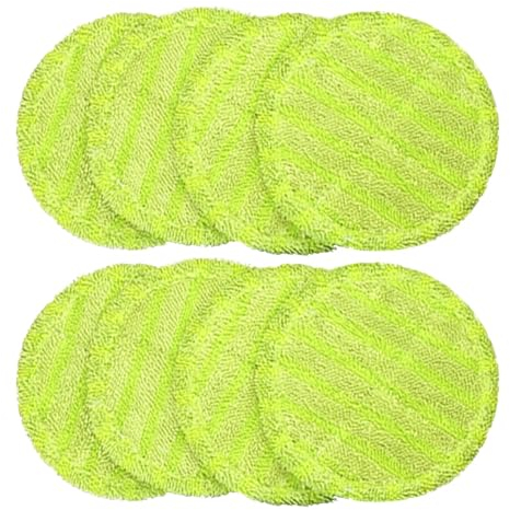 Floating Mop, 8pcs Floating Mop Pads, Durable Microfibre Pads for Electric Mop Floating Mop, Cleaning Floors Rotating Heads, Absorbent Mop Pads, Dia 6.3inch(size:8pcs)