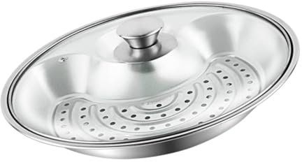BESTonZON 1 Stück Abtropfschale Speiseteller Aus Edelstahl Edelstahl-Kochgeschirr Obsttabletts Kühlplatte Aus Metall Servier-Dessertteller Lebensmittelbehälter Speiseteller Mit