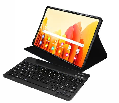SILVERHT - Funda Tablet Lenovo M10.6 HD Plus 3rd Gen TB-X505F con Teclado Bluetooth con Función Antideslizante Y Protección contra Las Manchas E Impactos