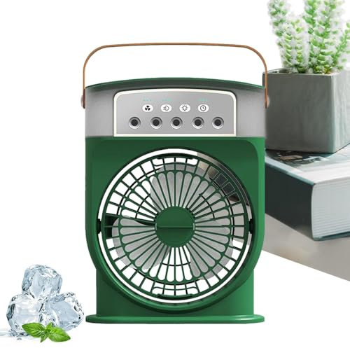 Monsieur Zerstäuber Ventilator, Ventilator mit Sprühnebelventilator | Einstellbarer persönlicher Ventilator mit abnehmbarer Sprühflasche | Flaschenventilator
