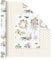 WERNNSAI Geschenkpapier Hochzeit – 1 Rolle 43 cm x 10 m Wendbares Geschenkpapier Edel mit Blumenmuster Geschenkpapier LIebe für Brautparty Verlobung Hochzeitsgeschenk Geschenkpapier Weiß