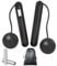 TirEurt Cordless Skipping Rope Adjustable Weights/Length Jumping Rope with Calorie Counter Smart Digital Wireless Skipping Rope For Adults Fitness Workout Equipment for Women Men Kids（Black）