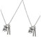 OATIPHO 2er Set Schlagzeug Halskette Mit Kettenanhänger Kreatives Drum Set Design Für Musikliebhaber Robuste Edelstahl Halskette Für Damen Und Herren Perfektes Für Musiker