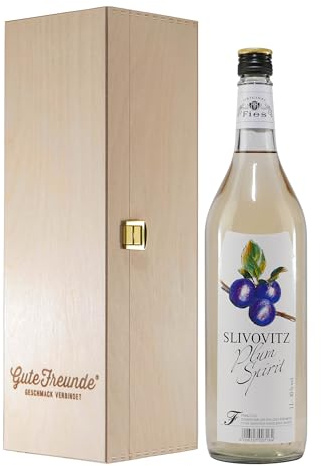 Fies Slivovitz Plum Spirit mit Geschenk-Holzkiste