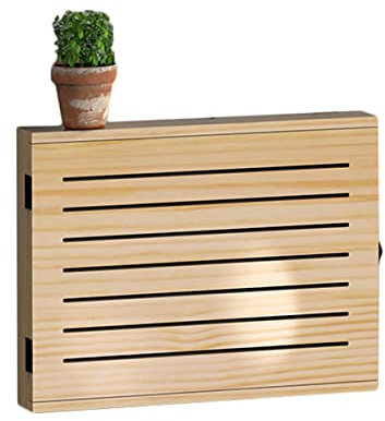 Madera maciza medidor eléctrico caja cubierta sala interruptor maestro caja oclusión multimedia cubierta decorativa estante pared radiador Tapas para decoración del hogar
