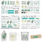 FloraVigo Rub On Sticker ca.A5 19x14cm-Spruch Deko zum Geburtstag, Keraflott, Hochzeit, Zuhause, Wischfolie für Möbel, Glas, Holz, Fotoalbum, DIY Deko, Aufkleberästhetik(4PCS) (KONFIRMATION)