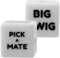 IMIKEYA 2stücke Acryl Trinkspiel Würfel Party Spiel Zubehör Für Spieleabend Zuhause Bulk Spielzubehör Trinkspiel Requisiten Für Spieleabende