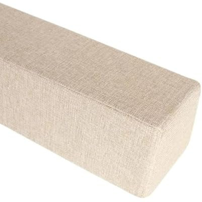 Generisch Hochwertige Sofa Seitenarmlehne Kissen, Rechteckig Ellenbogenstütze Booster, Taillen Rückenlehne Kissen Lendenkissen, Für Couch Armlehne Auto,Schlafzimmer, Wohnzimmer,Light Brown,40x20x20cm