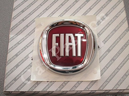 Metallaufkleber Fiat Panda, Grande, Punto, Idea, Fregio für hinten, Original