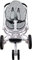JYOKO KIDS Sitzauflage kompatibel mit Quinny Moodd, Stokke, Cybex 100% Baumwolle (Black Star)