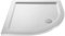Nuie NTP097 | Modern Bathroom Quadrant Slimline Pearlstone Shower Tray, 760mm x 760mm, Gloss White