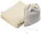 Irich 30 Pack Cotton Muslin Bags, Reusable Mesh Bags with Drawstring - 100% Organic Muslin Bags for Store Spices, Crafts, Soap or Slag Filtration, Soaking Medicinal Liquor (15 * 20 cm)