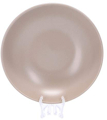 Piatto Fondo In Ceramica Tortora Opaco, 20 Cm