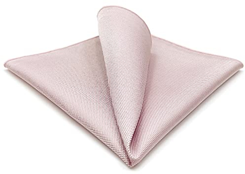 S&W SHLAX&WING Carré de poche homme couleur unie rose pour mariages