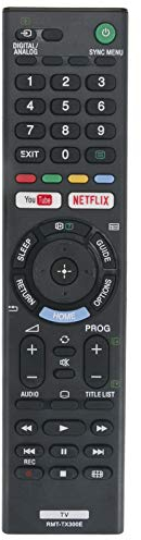 VINABTY RMT-TX300E Fernbedienung für SONY TV KDL-40WE663 KDL-43WE755 KDL-49WE660 KDL-49WE663 KDL-49WE665 KDL-49WE750 KDL-49WE755 KDL-50W660F KDL-43W660F KDL-49W750E KDL-49W660E KDL-43W750E KDL-40W660E