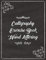 Calligraphy Exercise Book Handlettering: Letter template to learn the art of writing I Handlettering exercise book I
